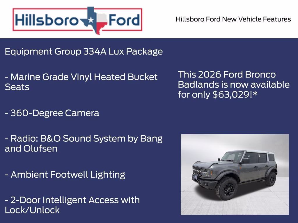2026 Carbonized Gray Metallic Ford Bronco Badlands 4X4 SUV