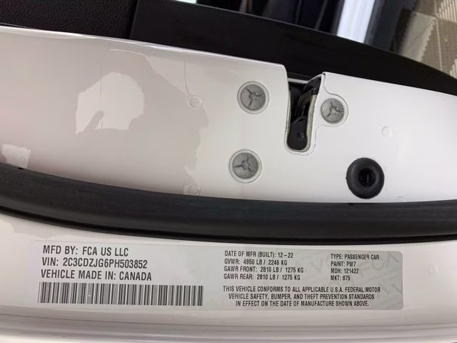 2023 White Knuckle Clearcoat Dodge Challenger GT RWD Coupe