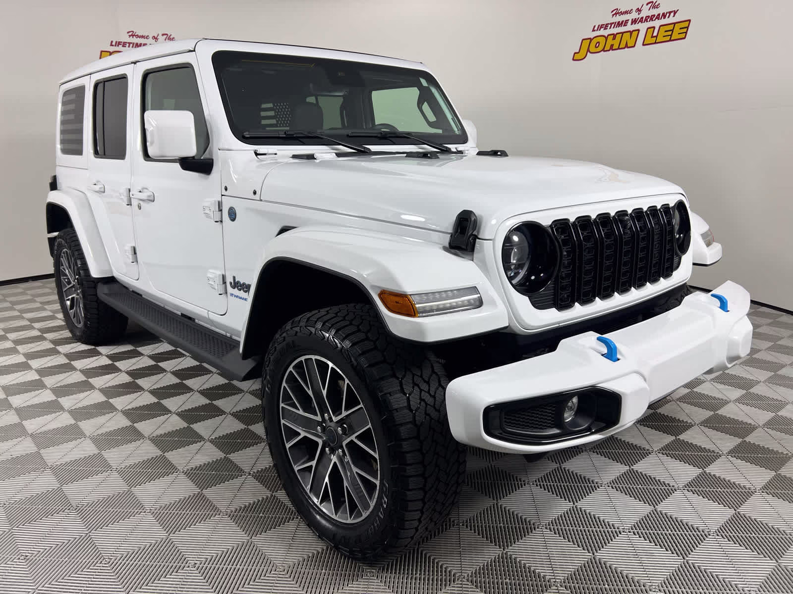 2024 Bright White Clearcoat Jeep Wrangler 4xe High Altitude 4X4 SUV