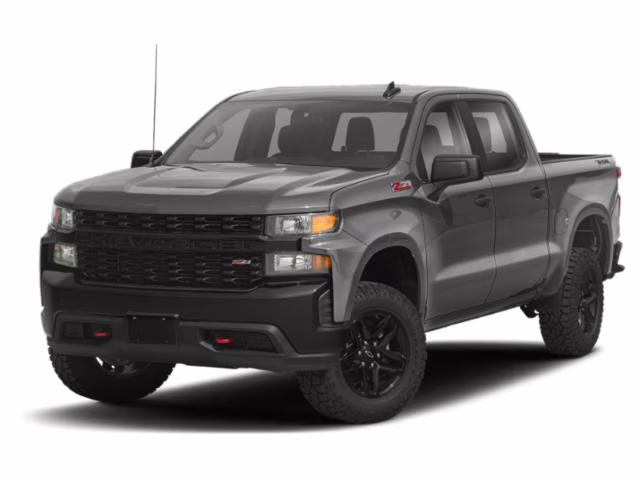 2021 Satin Steel Metallic Chevrolet Silverado 1500 Custom Trail Boss 4X4