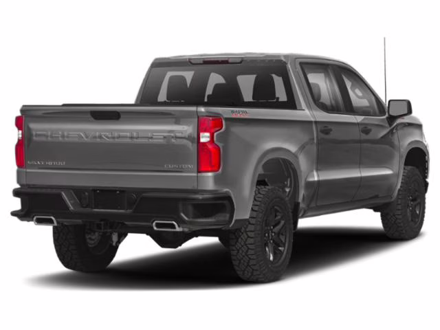 2021 Satin Steel Metallic Chevrolet Silverado 1500 Custom Trail Boss 4X4
