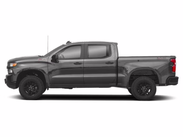2021 Satin Steel Metallic Chevrolet Silverado 1500 Custom Trail Boss 4X4