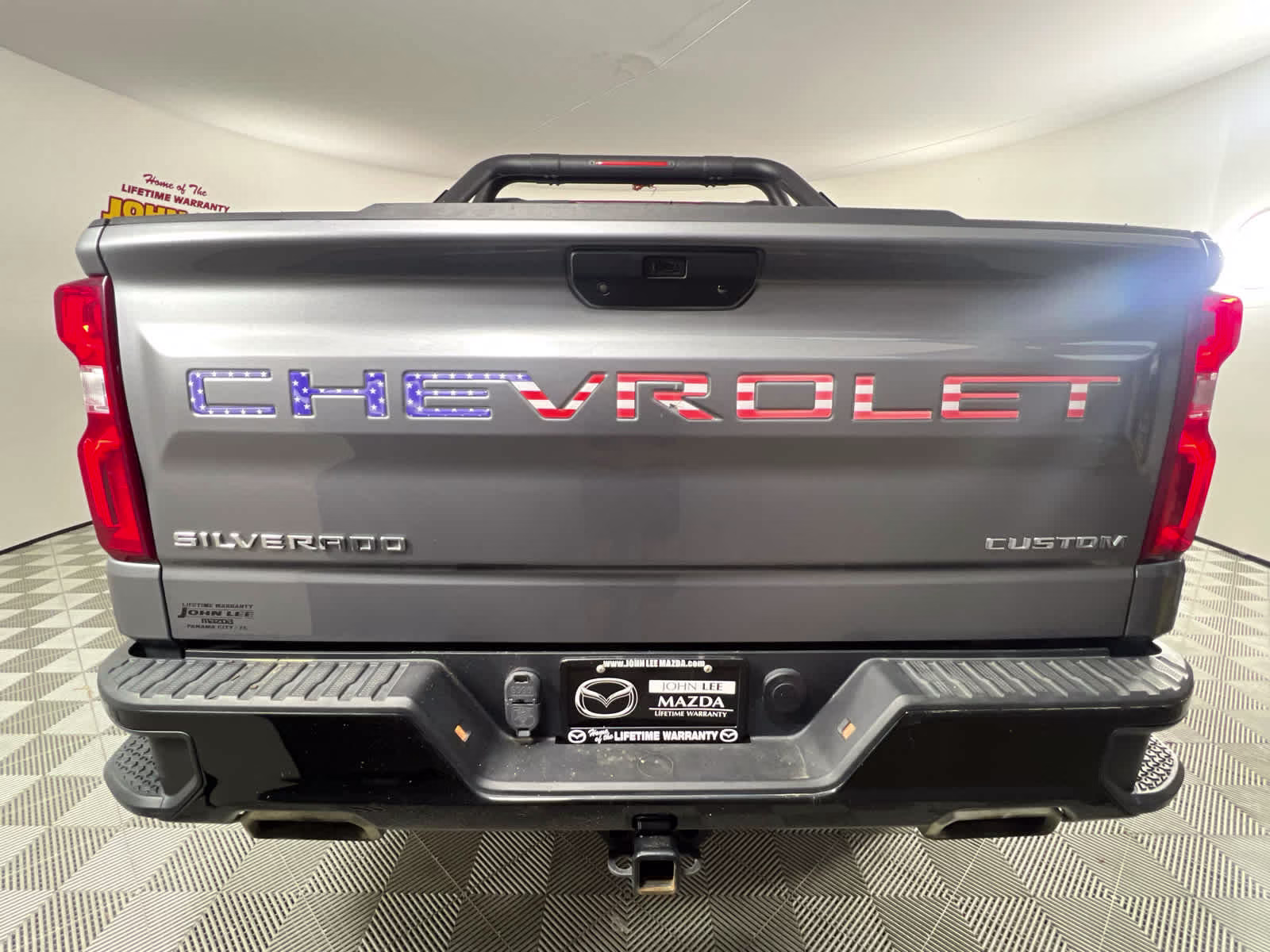 2021 Satin Steel Metallic Chevrolet Silverado 1500 Custom Trail Boss 4X4 Truck