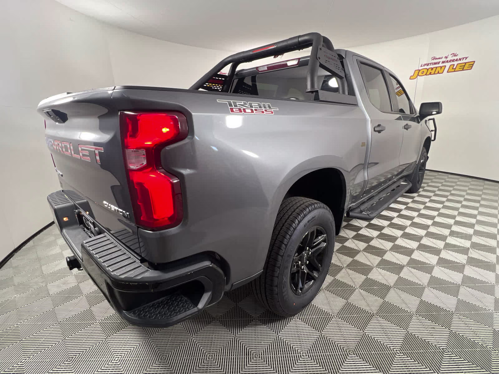 2021 Satin Steel Metallic Chevrolet Silverado 1500 Custom Trail Boss 4X4 Truck