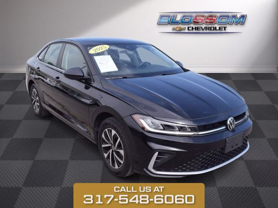 2025 Black Volkswagen Jetta 1.5T S FWD Sedan