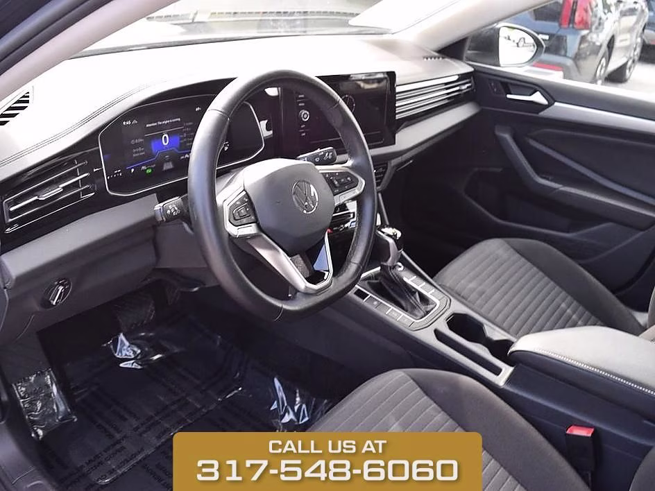 2025 Black Volkswagen Jetta 1.5T S FWD Sedan