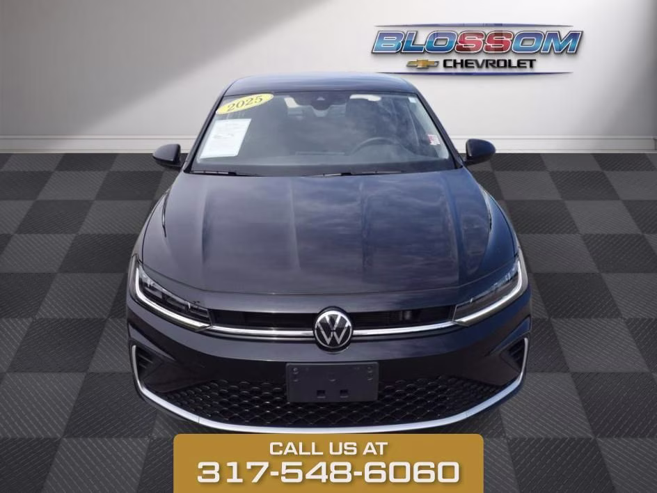 2025 Black Volkswagen Jetta 1.5T S FWD Sedan