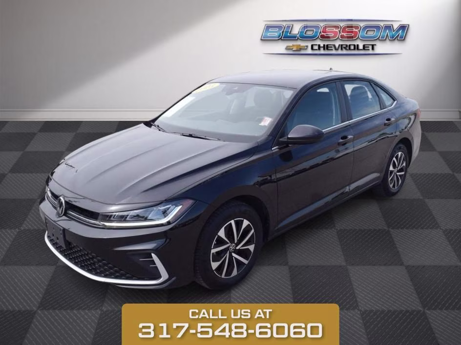 2025 Black Volkswagen Jetta 1.5T S FWD Sedan