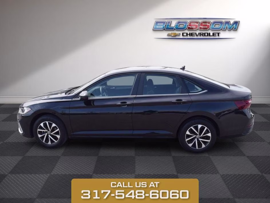 2025 Black Volkswagen Jetta 1.5T S FWD Sedan
