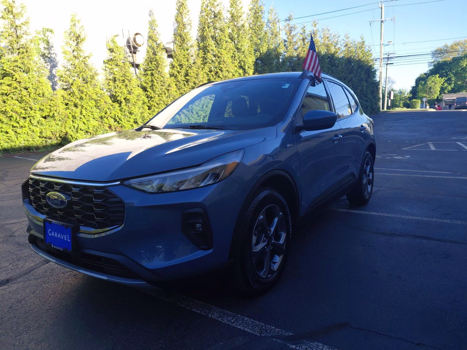 2025 Vapor Blue Ford Escape Hybrid ST-Line Select AWD SUV