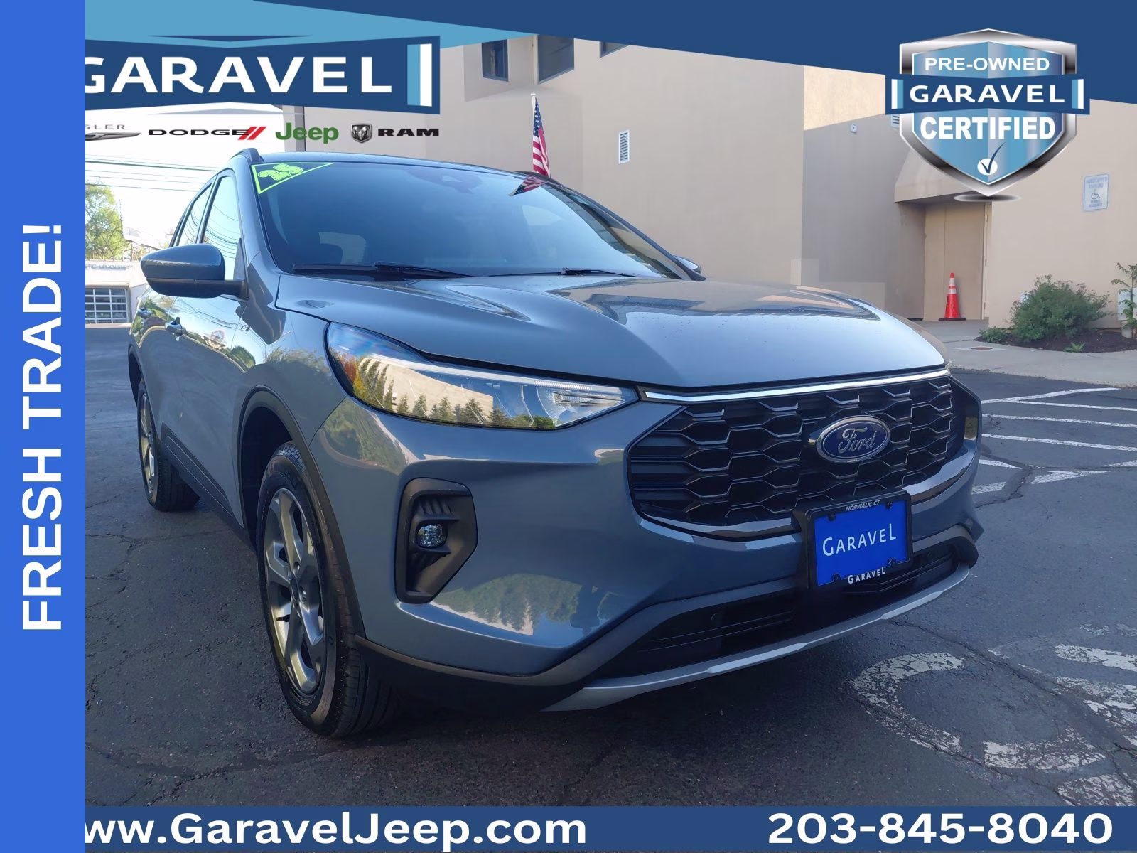 2025 Vapor Blue Ford Escape Hybrid ST-Line Select AWD SUV