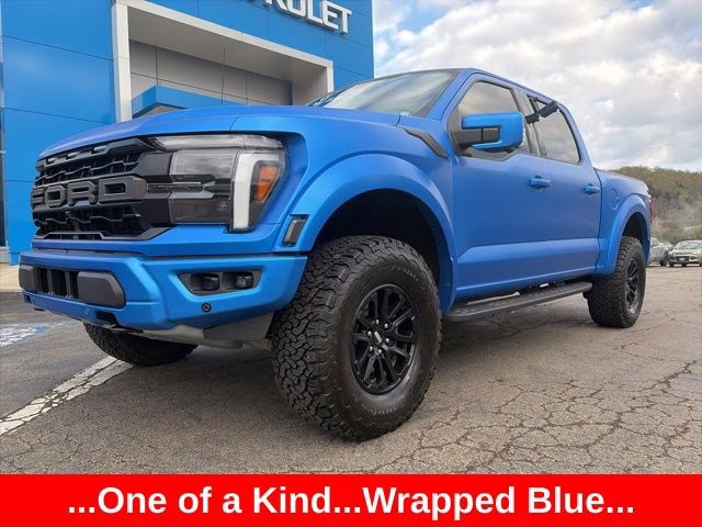 2025 White Metallic Ford F-150 Raptor 4X4 Truck