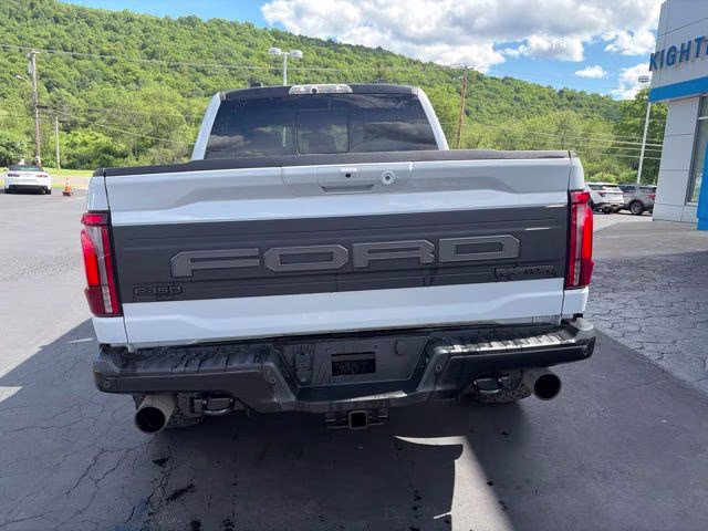 2025 White Metallic Ford F-150 Raptor 4X4 Truck