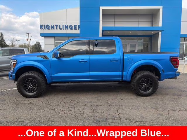 2025 White Metallic Ford F-150 Raptor 4X4 Truck