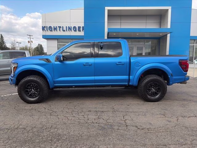 2025 White Metallic Ford F-150 Raptor 4X4 Truck