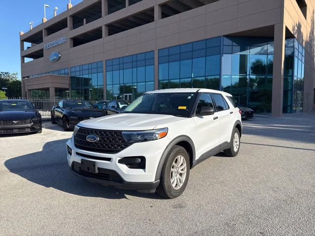 2021 Oxford White Ford Explorer RWD SUV