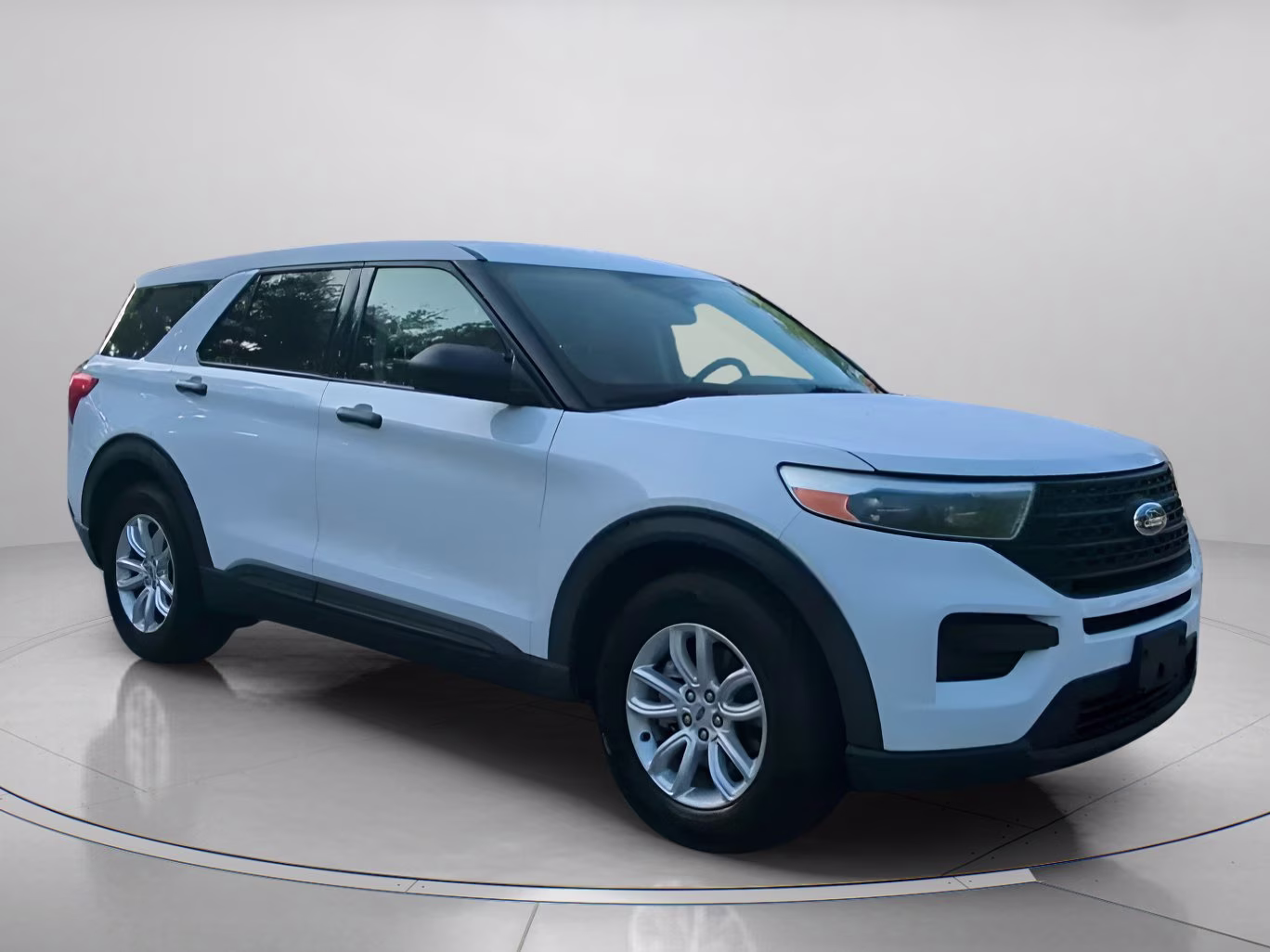 2021 Oxford White Ford Explorer RWD SUV