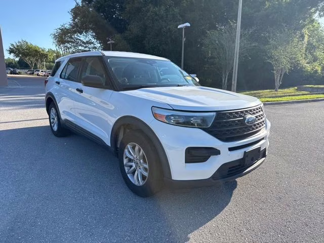 2021 Oxford White Ford Explorer RWD SUV
