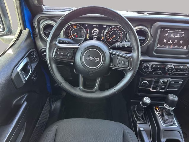 2021 Hydro Blue Pearlcoat Jeep Wrangler Unlimited Sport S 4X4 Convertible