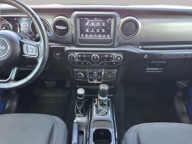 2021 Hydro Blue Pearlcoat Jeep Wrangler Unlimited Sport S 4X4 Convertible