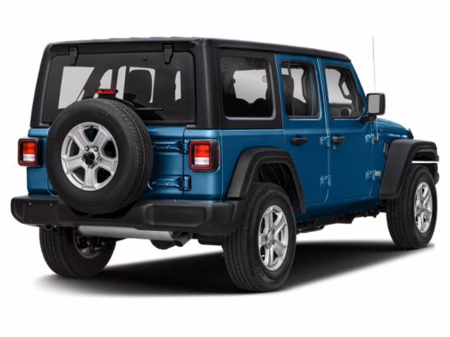 2021 Hydro Blue Pearlcoat Jeep Wrangler Unlimited Sport S 4X4 Convertible
