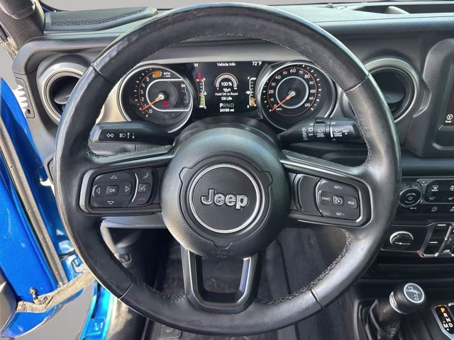 2021 Hydro Blue Pearlcoat Jeep Wrangler Unlimited Sport S 4X4 Convertible