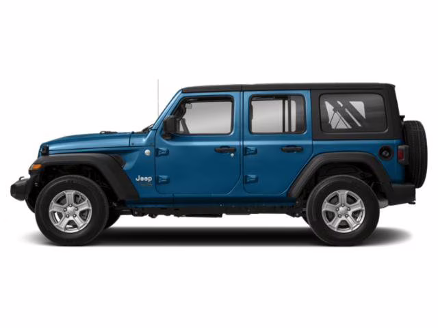 2021 Hydro Blue Pearlcoat Jeep Wrangler Unlimited Sport S 4X4 Convertible