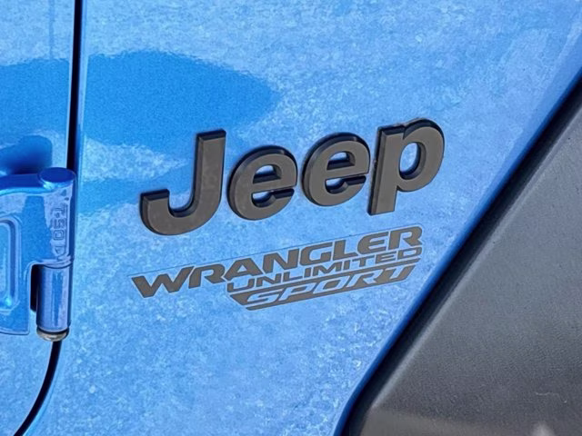 2021 Hydro Blue Pearlcoat Jeep Wrangler Unlimited Sport S 4X4 Convertible