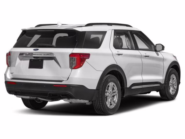 2024 Rapid Red Metallic Tinted Clearcoat Ford Explorer XLT RWD SUV
