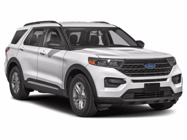2024 Rapid Red Metallic Tinted Clearcoat Ford Explorer XLT RWD SUV