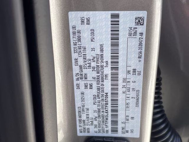 2026 Iconic Silver Metallic Ford F-150 XLT 4X4 Truck