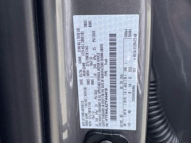 2026 Carbonized Gray Metallic Ford F-150 Tremor 4X4 Truck