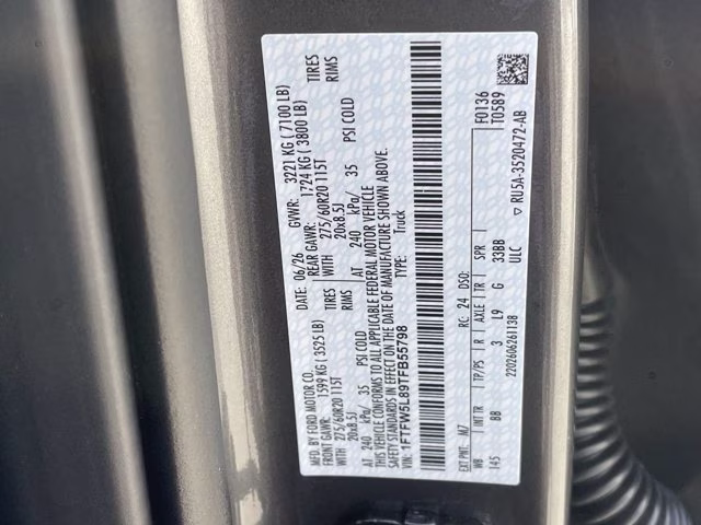 2026 Carbonized Gray Metallic Ford F-150 Lariat 4X4 Truck