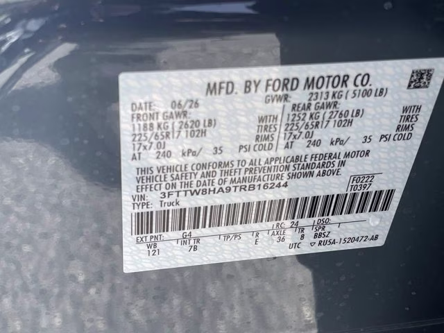 2026 Azure Gray Metallic Tri-Coat Ford Maverick XLT FWD Truck