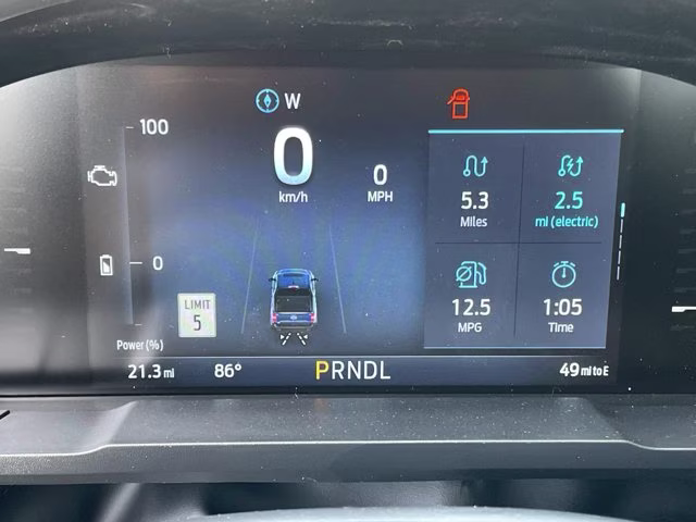 2026 Azure Gray Metallic Tri-Coat Ford Maverick Lariat AWD Truck