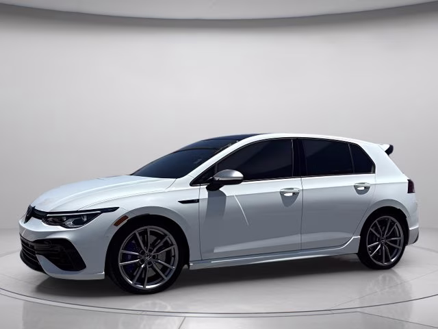 2024 Pure White Volkswagen Golf R 2.0T AWD Hatchback