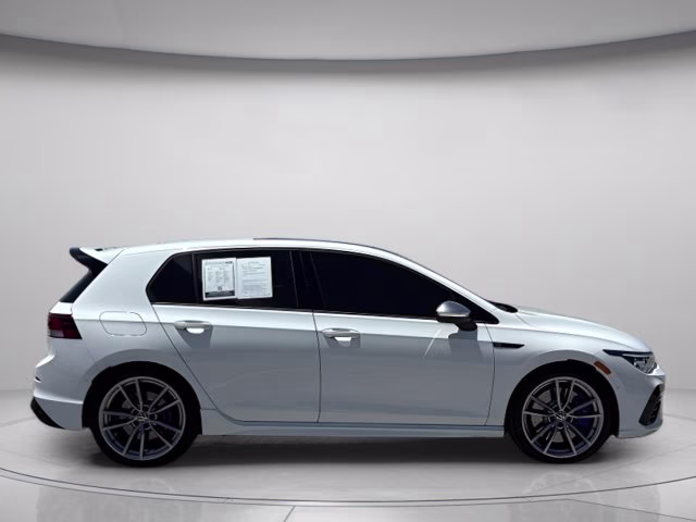 2024 Pure White Volkswagen Golf R 2.0T AWD Hatchback