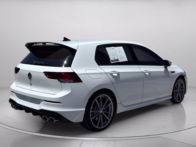 2024 Pure White Volkswagen Golf R 2.0T AWD Hatchback