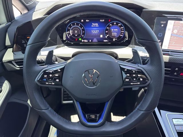 2024 Pure White Volkswagen Golf R 2.0T AWD Hatchback
