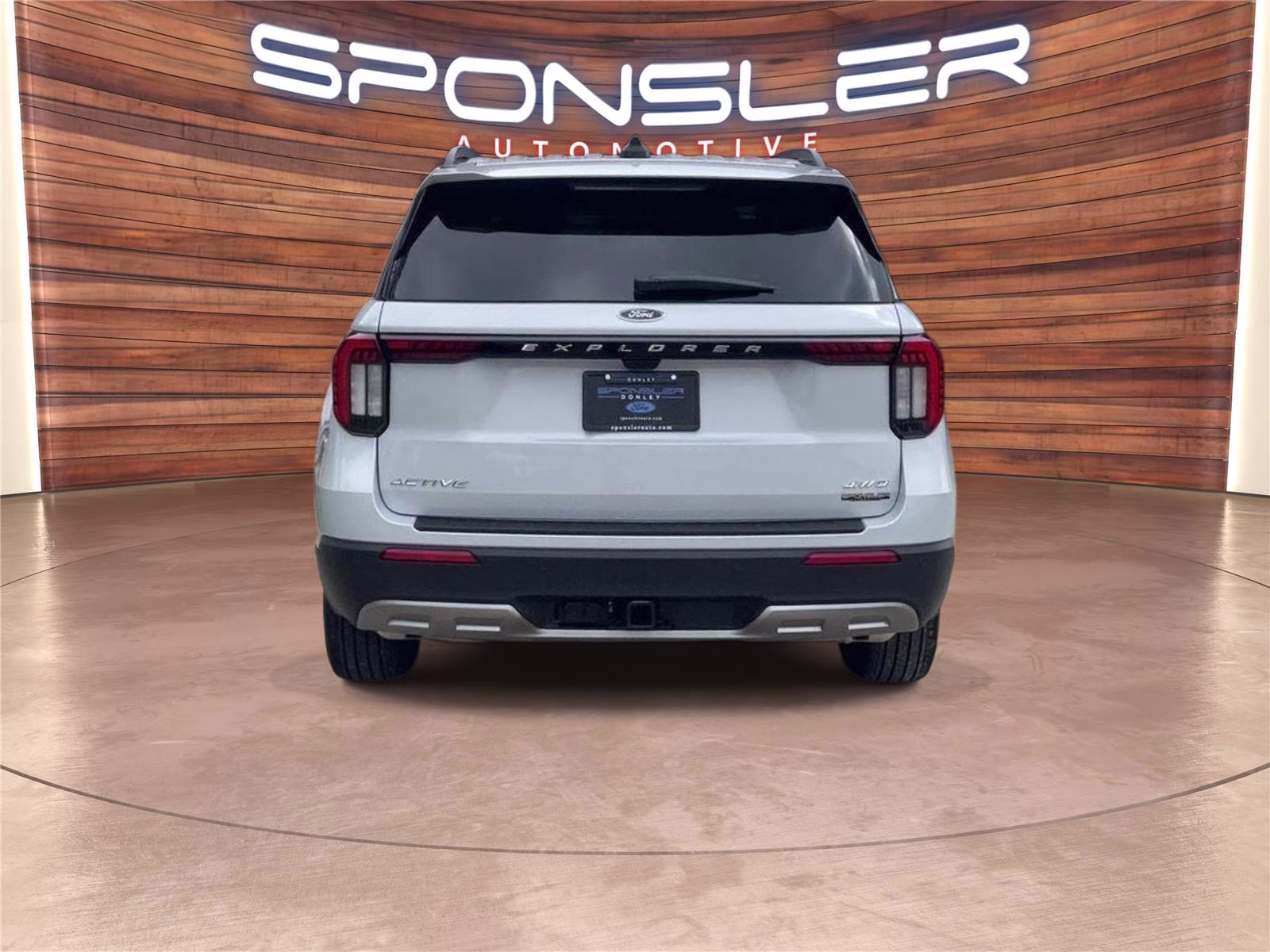 2026 Space White Ford Explorer Active 4X4 SUV