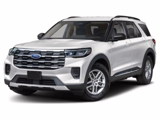 2026 SPACE WHITE METALLIC Ford EXPLORER ACTIVE 4X4 Crossover