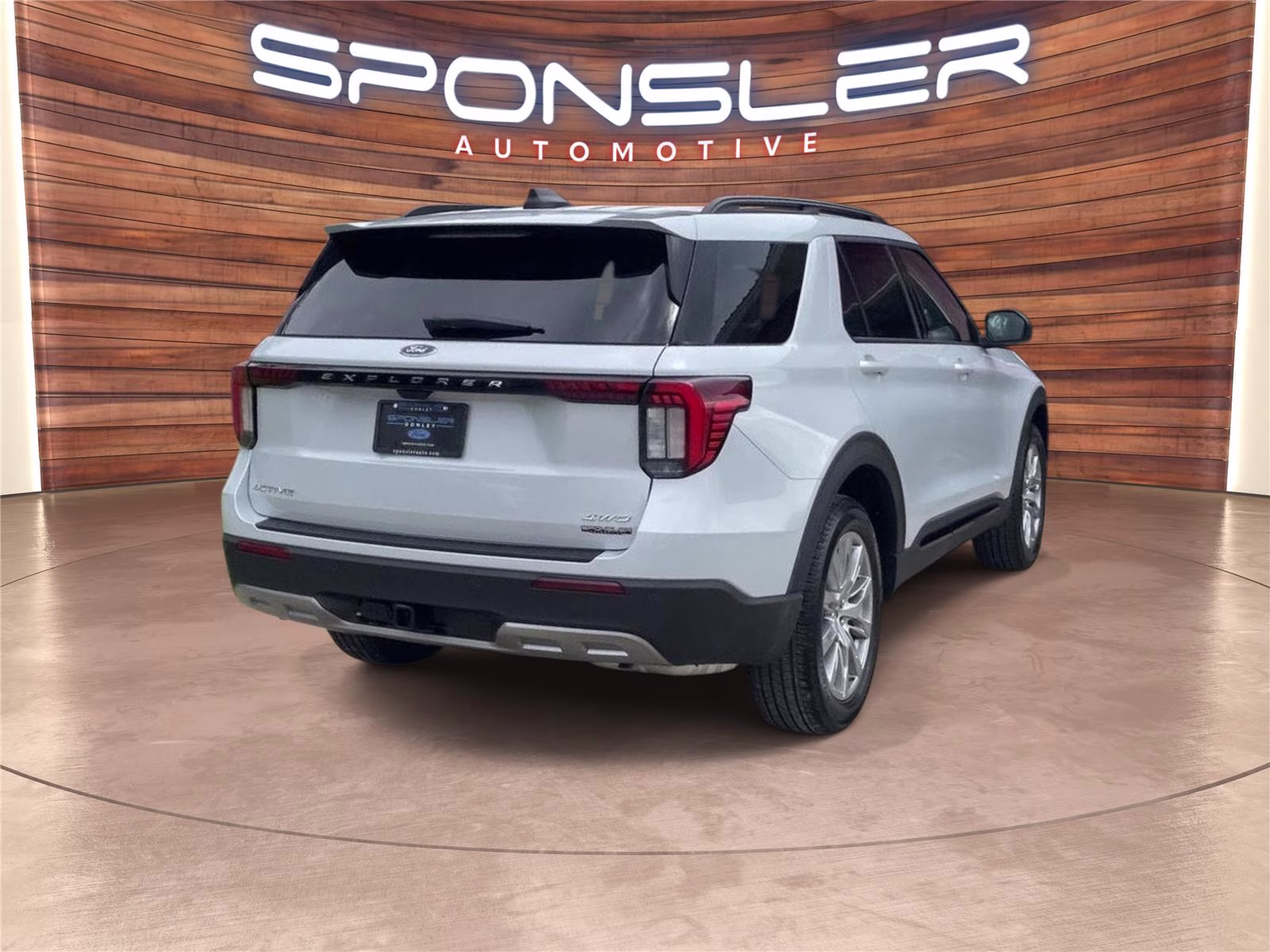 2026 Space White Ford Explorer Active 4X4 SUV