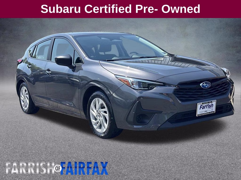 2024 Magnetite Gray Metallic Subaru Impreza Base AWD Hatchback