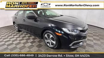 2019 Crystal Black Pearl Honda Civic LX FWD Sedan