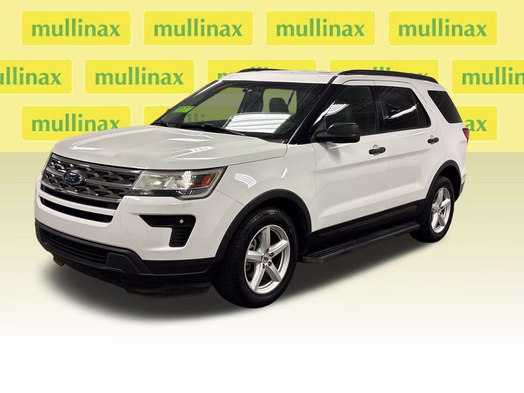 2018 Oxford White Ford Explorer Base 4X4 SUV