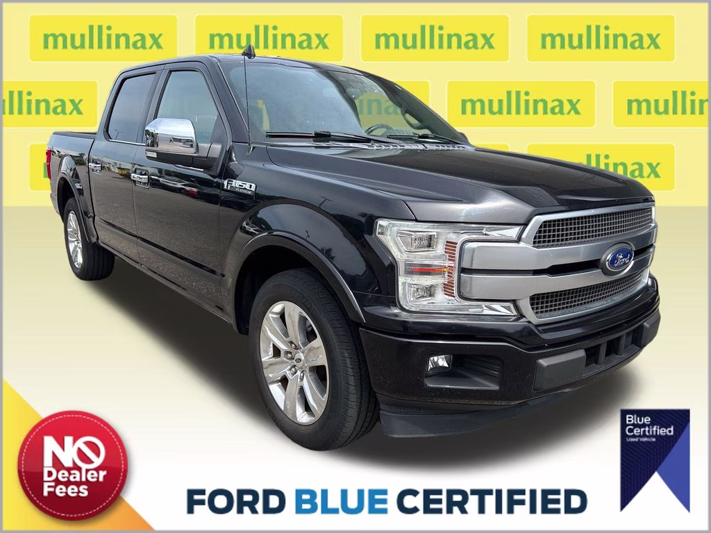 2019 Agate Black Metallic Ford F-150 Platinum RWD Truck