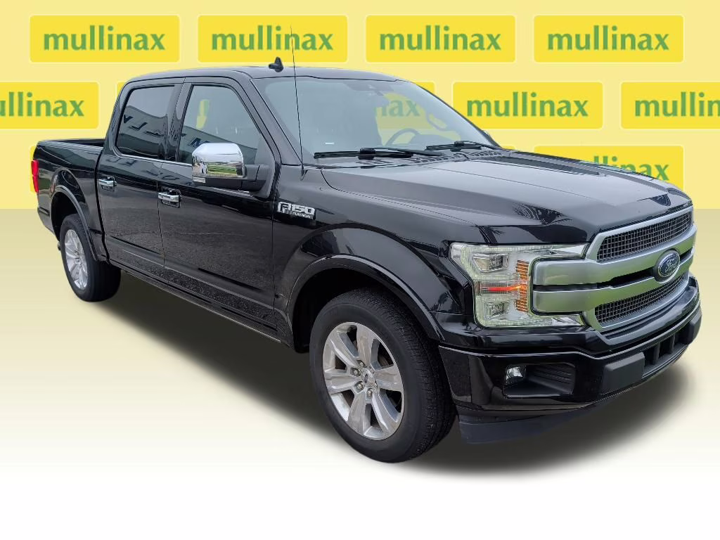 2019 Agate Black Metallic Ford F-150 Platinum RWD Truck