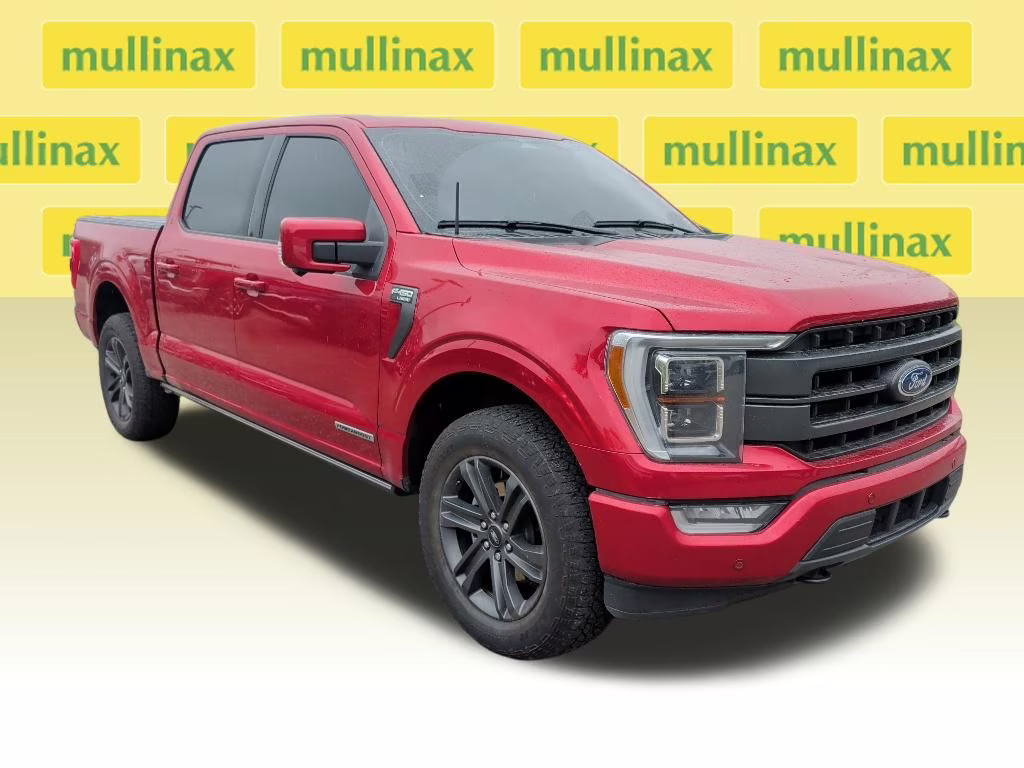 2023 Rapid Red Metallic Tinted Clearcoat Ford F-150 Lariat 4X4 Truck