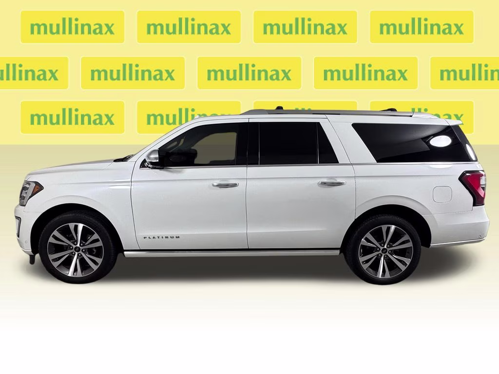 2021 Star White Metallic Tri-Coat Ford Expedition Max Platinum 4X4 SUV