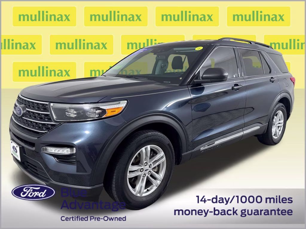 2023 Stone Blue Metallic Ford Explorer XLT RWD SUV